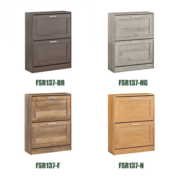 Rootz Skoskåp med 2 flikar - Skoorganisator - Skoförvaring - Väggsäkert lutningslås - Multifunktionell toppplatta - Utrymmesbesparande design - 60 cm