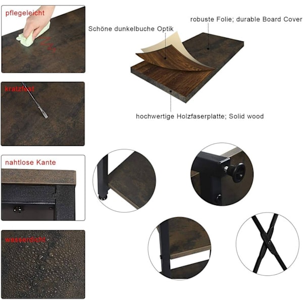 Rootzin monitoimivaateteline - Vaatekaapin järjestäjä - Säilytyshylly - Runsaasti tilaa - Parannettu vakaus - Ensiluokkaiset materiaalit - 120 cm x 40