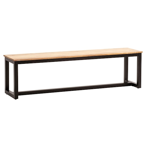 Rootz Massive Dining Bench - Loft Style Seating - Modern Wood Bank - Unik handgjord design - 140 cm x 40 cm x 45 cm