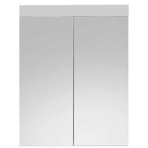Rootz Badeværelsesskab - Spejl - Højglans - 60 x 77 x 17cm White