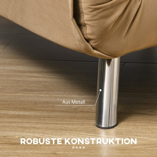 Rootz Hvilestol - Lounge Chair - Enkeltseng - Justerbart ryglæn - Fløjlsstof - 77cm x 88cm x 83cm