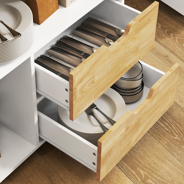 Rootz -rullattava keittiövaunu - Mobile Kitchen Island - Keittiön kärry - runsaasti säilytystilaa ja helppoa liikkuvuutta - 107cm x 50 cm x 85cm