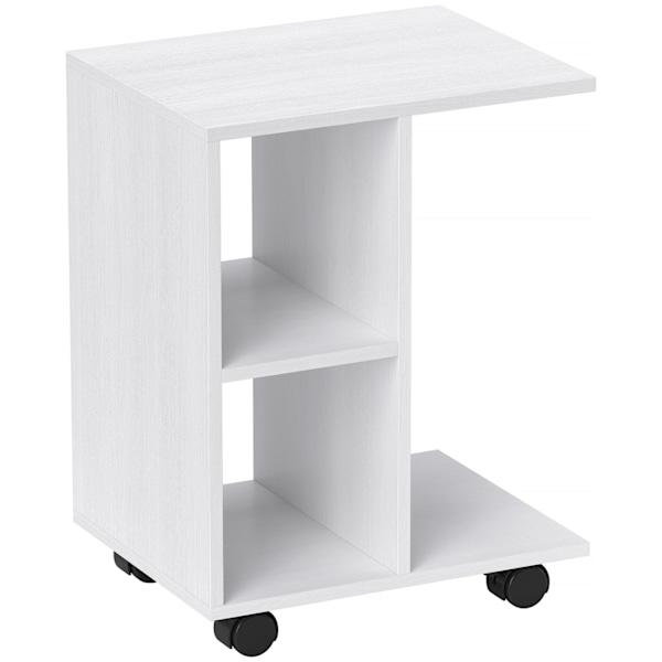 Rootz C Form sidebord - sofabord - hjørnebord - mobil fleksibilitet - E1 -spånplade - 45 x 35 x 58 cm - Hvid