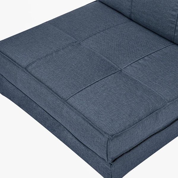 Rootz kokoontaitettava lattiasohva - lattiatuoli - 3-in-1-lattiasohva - kokoontaitettava nojatuoli - vuodesohva - yhden hengen vuodesohva - tummansini