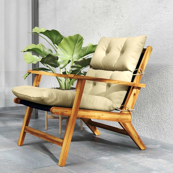 Rootz tjock klädda sittdyna - stol kudde - gungstol kudde - komfort & uv resistent - 115 cm x 56 cm x 10 cm
