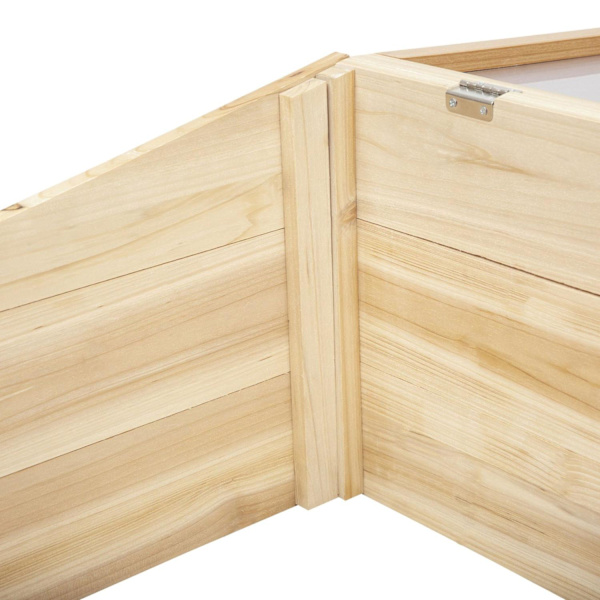 Rootz Greenhouse Woodin kylmäkehys - Naturel - Spar, PC Board - 39,37 cm x 19,68 cm x 13,77 cm