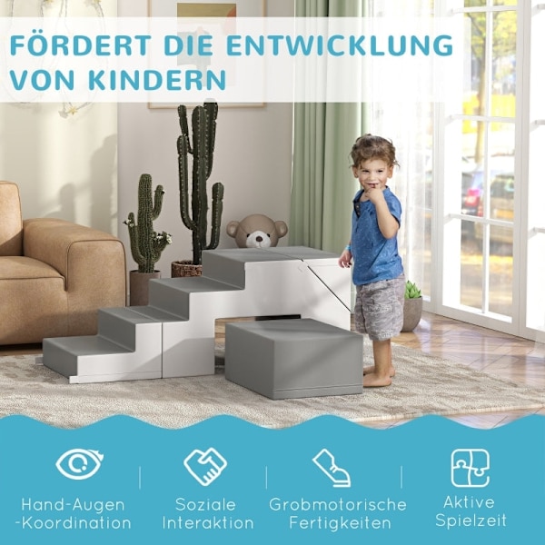 Rootz Soft Building Block Set - Lekset för barn - Skumblock - Motorutveckling - Artificiellt läder - 86cm x 49cm x 47cm