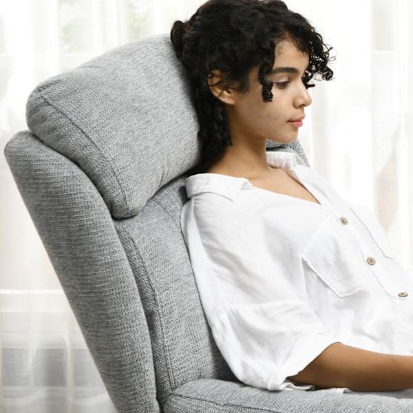 Rootz Swivel Lounge Chair - Accent Chair - Roterende Lænestol - Chenille stof - Integreret sæde og armlæn - 79 cm x 91 cm x 98 cm