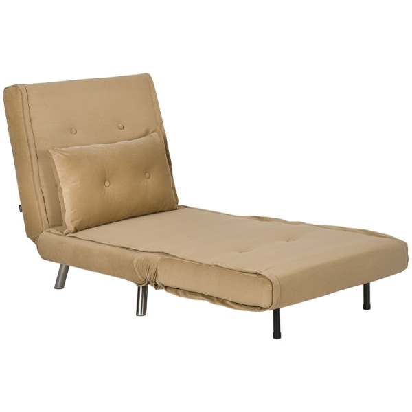 Rootz Hvilestol - Lounge Chair - Enkeltseng - Justerbart ryglæn - Fløjlsstof - 77cm x 88cm x 83cm