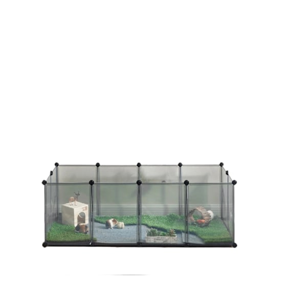 Rootz Small Animal Enclosion - Playpen - Guinea Pig Hence - Easy Assembly - 143 cm x 73 cm x 46 cm