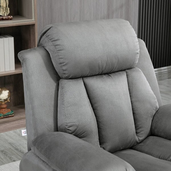 Rootz TV-fåtölj med uppställningshjälp - Liggstol - Lyftstol - Ultimat avkoppling - Justerbar lutning - Enkel montering - 93cm x 96cm x 105cm