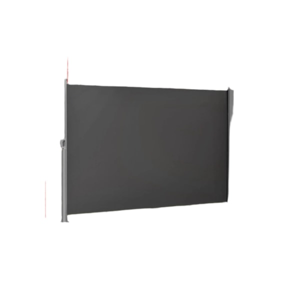 Rootz Udvidelig side markise - stålkasse - udtrækkelig solskygge - Rustbestandig - Anthracite - 160 cm x 450 cm