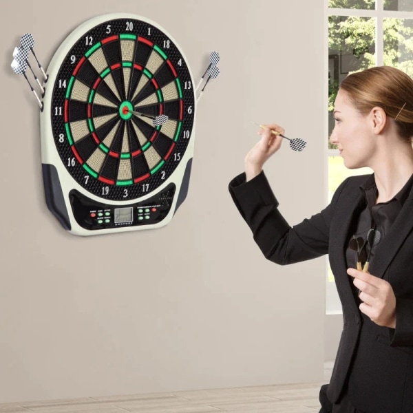 Rootz Electronic Dart Board - Dart Board - Dart Board Set - Med