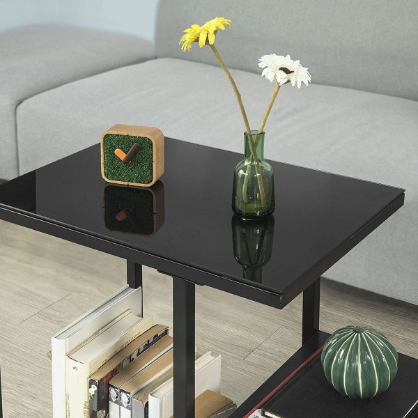 Rootz sidobord - Soffbord - Vardagsrumsbord med förvaringshylla