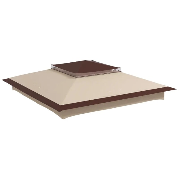 Rootz Trädgårdstälttak - Byte - Väderbeständig - UV30+ skydd - Oxford - Beige - 325L x 325W cm