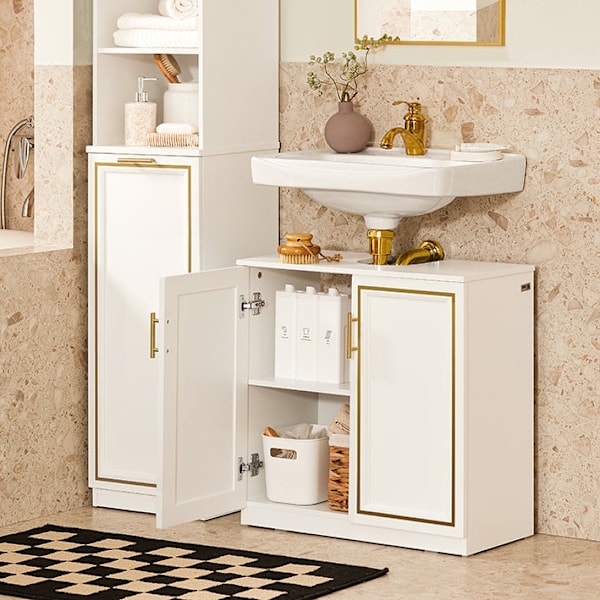 Rootz Opbevaringsskab - Underskab - Organizer - MDF Materiale - Pladsbesparende - 60cm x 61cm x 30cm