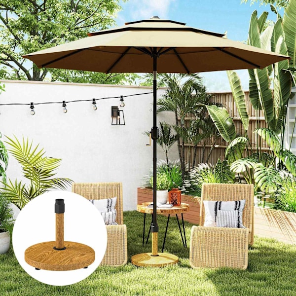 Rootz Garden Parasol Stand - Paraply Base - Sun Shade Holder - Firm Stability - Ø48 x 44 cm