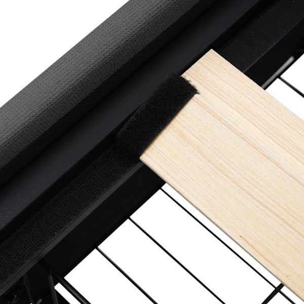 Rootz Modern dubbelsäng - LED-ljussäng - USB-laddningssäng - Funktionell design - 144,5 cm x 220 cm x 103,5 cm