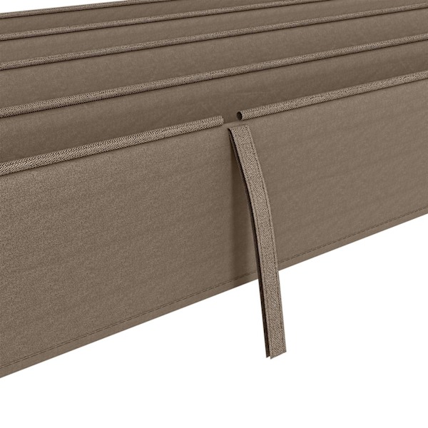 Rootz Pavilion Ersättningstak - Pergola Canopy - UV -skydd - Lätt montering - Polyestertyg - 286 cm x 245 cm