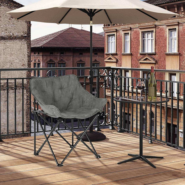 Rootz Ultimate Outdoor Folding Chair - Bärbar stol - Resestol - Bekväm stoppning - Robust design - Lätt att bära - 63 cm x 73,5 cm x 44,5 cm