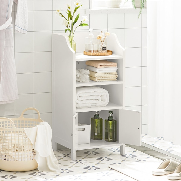 Rootz badeværelses kommode - Opbevaringsskab - MDF Organizer - 41cm x 86cm x 36cm - Tipbeskyttelse - Robust design