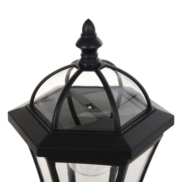 Rootz Havelanterner - Solenergi - Havelamper - Sæt med 2 - LED - 6-8 timer - Rustfrit stål - Sort