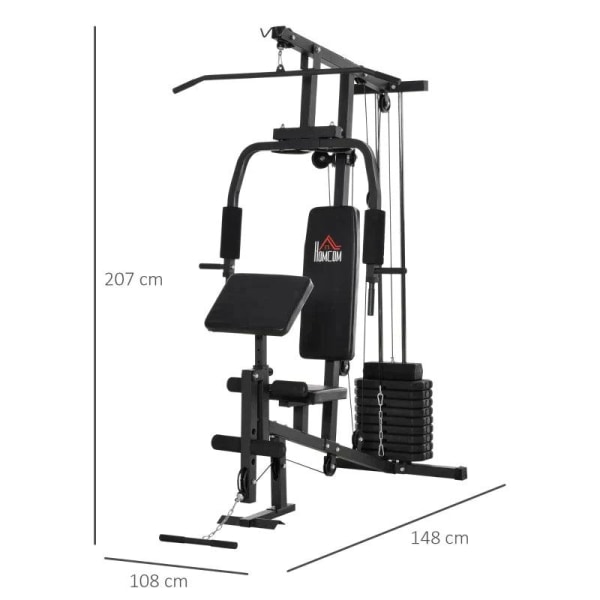 Rootz Gym Multigym - Fitnessstation - Multigym - Fitnesscenter -