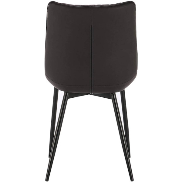 Rootz Set med 4 matstolar - Köksstolar - Moderna sittplatser - Slitstark, bekväm, lätt att rengöra - konstläder - 46 cm x 40,5 cm x 85,5 cm