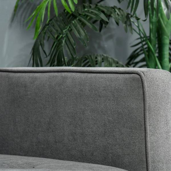 Rootz Sovesofa - 3-personers sovesofa - Bomuldsstof - MDF - Skum - Hjem - Stue - Grå - 187 cm x 91 cm x 85 cm