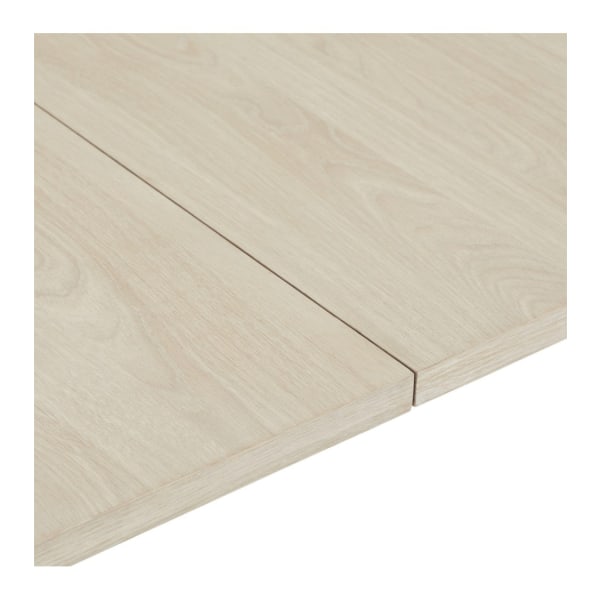 Rootz-ruokapöytä - Laajentuva pöytä - Jatkettava pöytä - Massiivitammea ja metallia - Tyylikäs viimeistely - Kestävä - Helppo huoltaa - 100cm x 200-30