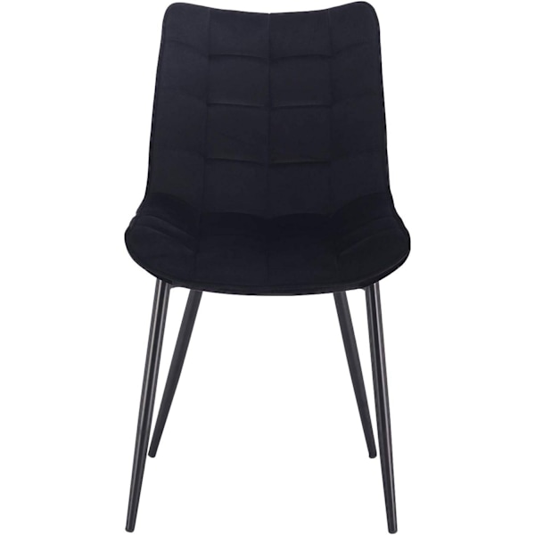 Rootz Set med 8 matstolar - Sammetssits - Metallben - Bekväma & Ergonomiska - Hållbar och långvarig - Golvskydd - 85,5 cm x 46 x 40,5 cm