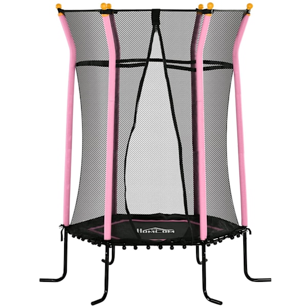 Rootz Children’s Trampoline - Kids Bouncer - Jumping Mat - Safety Net - Ø163.5 cm x 190 cm - Stålramme - Polstret - Max Load 50 kg