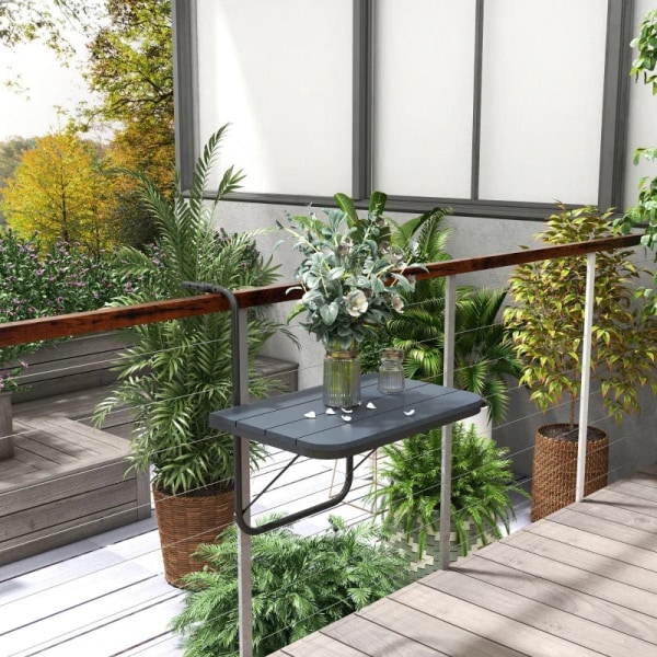 Rootz Balcony Hængebord - Havebord - Sammenklappelig - Højdejust
