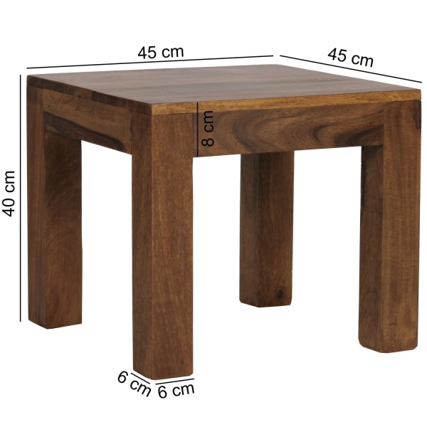 Rootz massiivipuinen sohvapöytä - Olohuoneen pöytä - Sheesham-pu