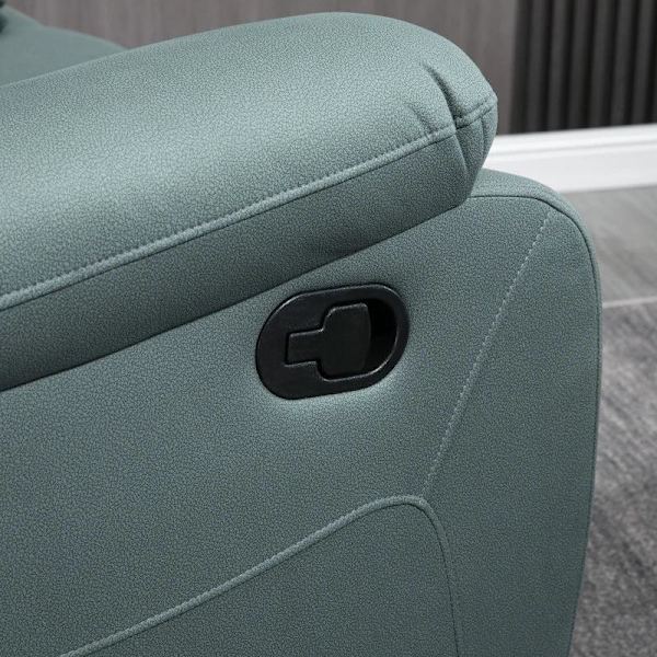 Rootz Relax Chair - Hvilestol - Stuestol - Med Vippejustering - 360° drejelig - Polyester/skum/stål - Grøn - 93 cm x 100 cm x 98 cm