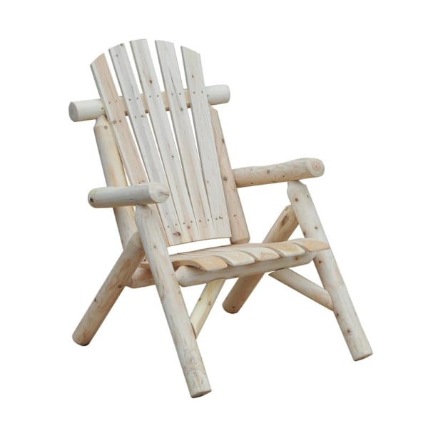 Rootz Garden Chair - Wooden Chair - Lounge Chair - Outdoor Lounge Chair - Natural Wood - 83 X 68 X 101cm