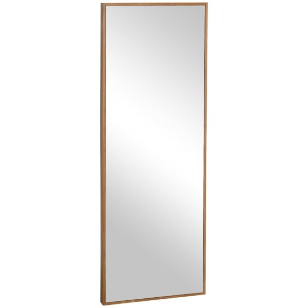 Rootz vægspejl - Højt - Fyrretræsramme - Vægdekoration - Stue - Soveværelse - Badeværelse - Naturlig - 45L x 125H x 4,8D cm