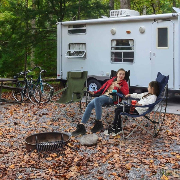 Rootz Campingstol - Bærbar Campingstol - Sammenklappelig camping