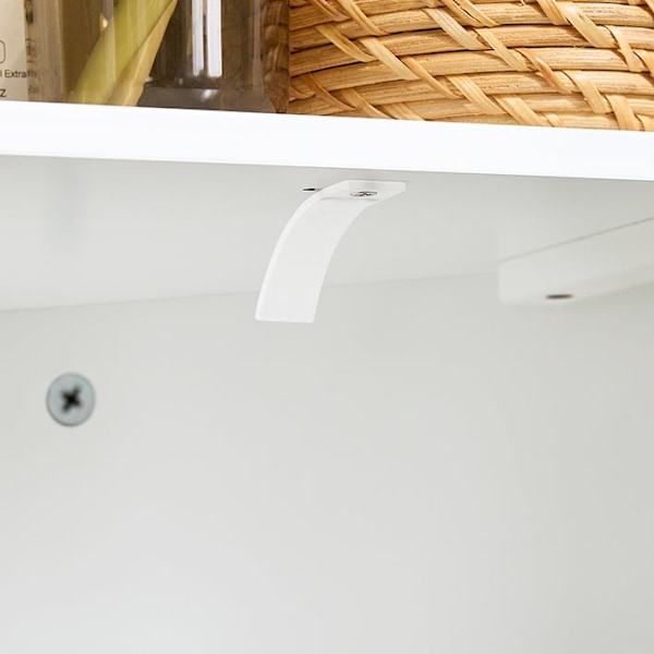 Rootz Tall Badrumskåp - Corner skåp - Slim Storage Unit - Space Saving Design - 44 cm x 171 cm x 31 cm