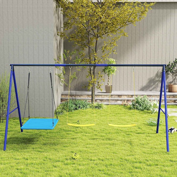 Rootz Swicken 3 -Child Swing Set - Outdoor PlaySet - Puutarhan vaihtelut - Kestävä teräsrunko - 365 cm x 180cm x 184 cm