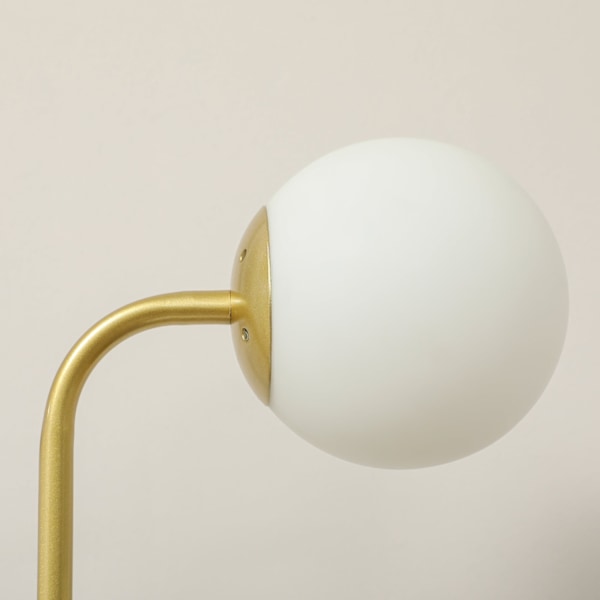 Rootz Modern 3 Shade Floor Lamp - Justerbar belysning - Guldtonlampa - Fotomkopplare - 41-55L X 28W X 165H CM