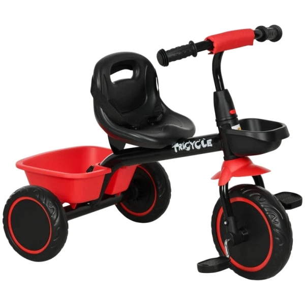 Rootz trehjulet cykel til børn - Hoftebælte - 2 kurve - Højdejus