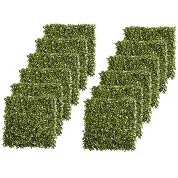 Rootz Konstgjord växtvägg - Buxbom Väggpanel - Milan Grass With