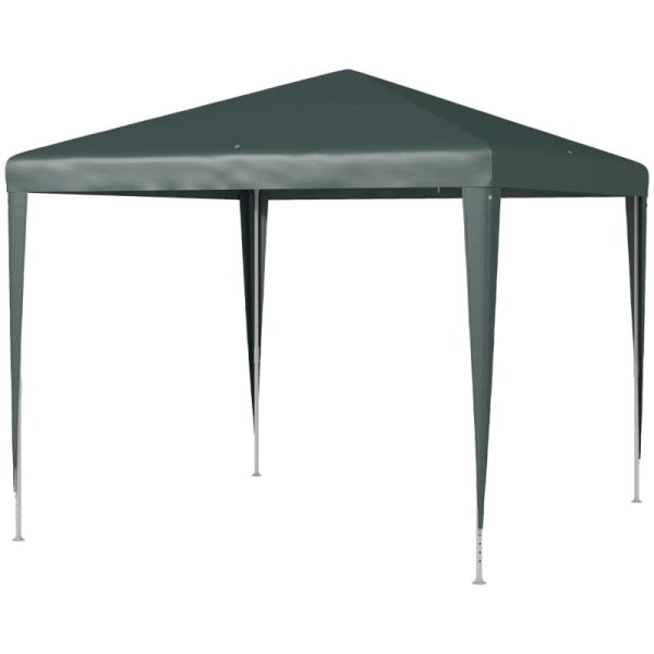 Rootz Pavilion 2,7x2,7m - Fällbart lusthus - Utomhustak - Snabbmontering - Rostsäker ram - Vattenavvisande tak - 270cm x 270cm x 255cm