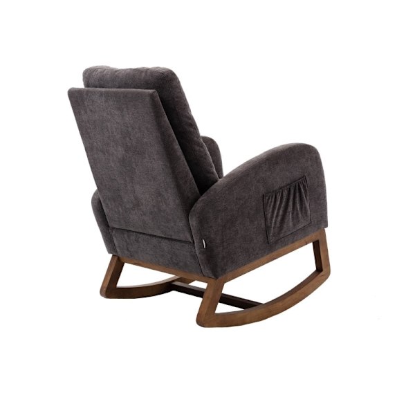 Rootz Mid-Century Modern gyngestol - Rocker - Relax Chair - Tyk skumpolstring - 69x94x101 cm