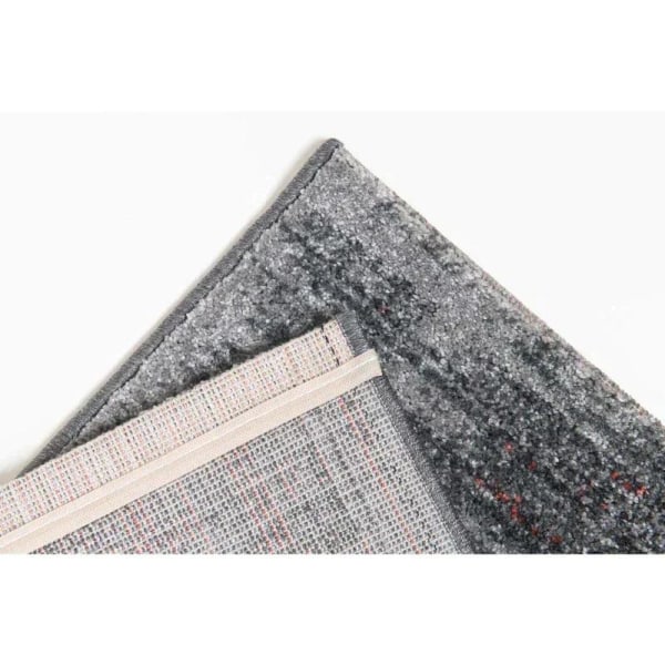 Rootz tæppe - kortluvet tæppe - med et broget mønster - tæppepud