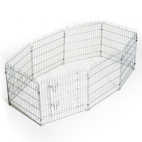 Rootz Outdoor Enclosure Puppy Run - Zilver - Metaal - cm x 24,8 cm x 35,83 cm