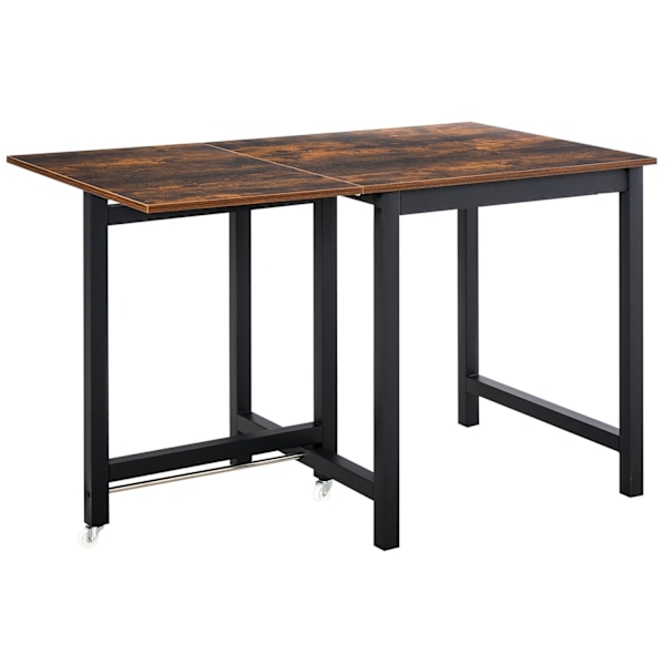 Rootz folding matbord - Industriellt bord - Space Saving Table - expanderar enkelt - 118 cm x 70 cm x 76,5 cm