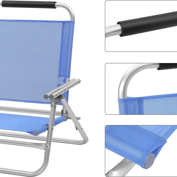 Rootz Beach Chair - Utomhusstol - Fällbar strandstol - Bärbar st