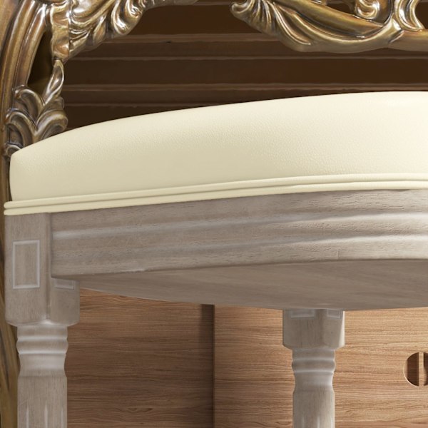 Rootz 2 -kappaleinen ruokasalituolit - Mitalion -tuolit - Louis XVI -tyyli - ergonominen mukavuus - 48w x 57d x 96h cm